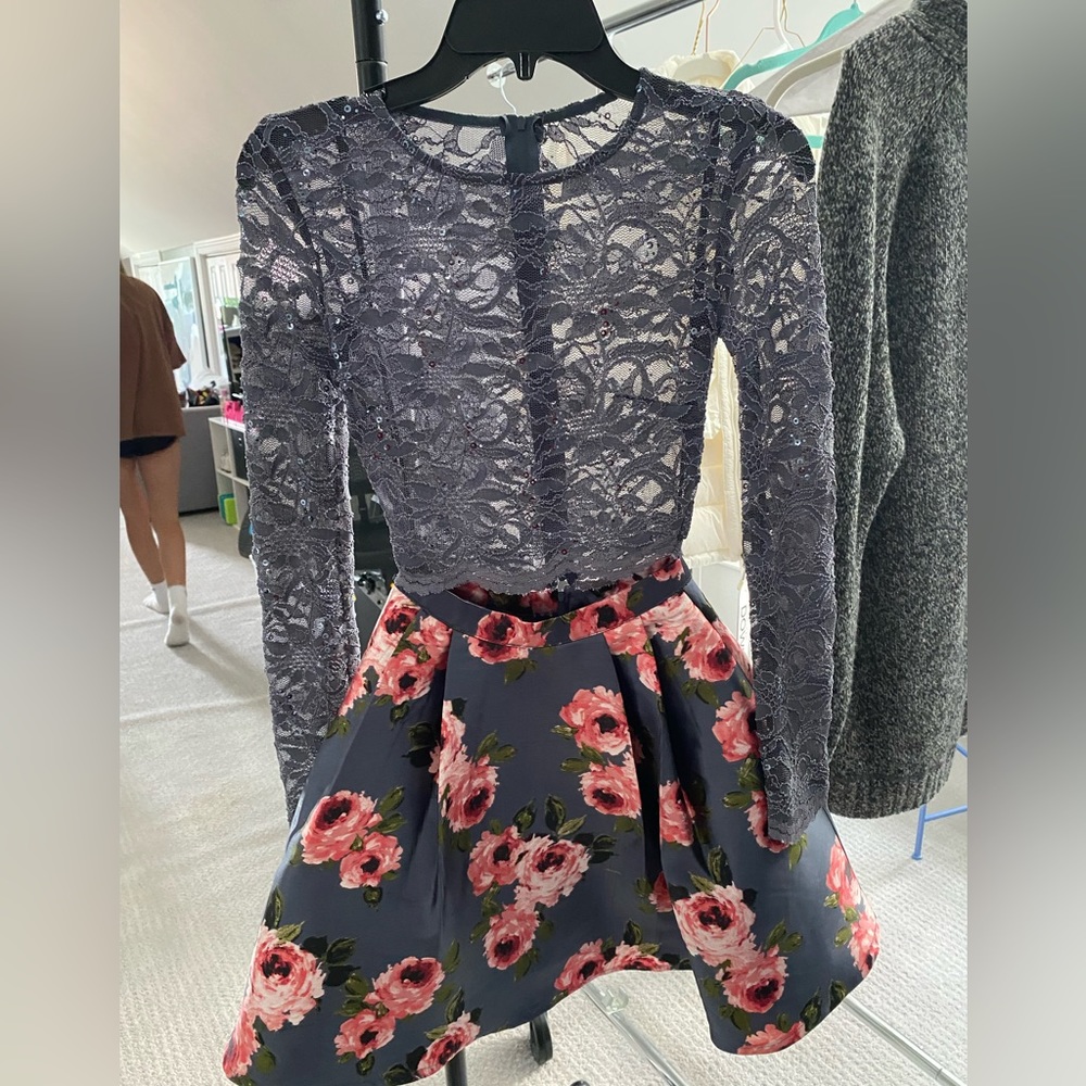 Short, two-piece dress